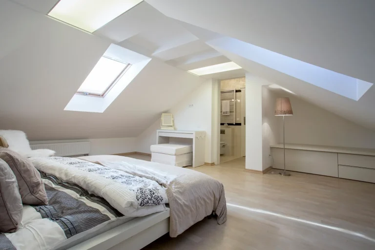 bright loft room