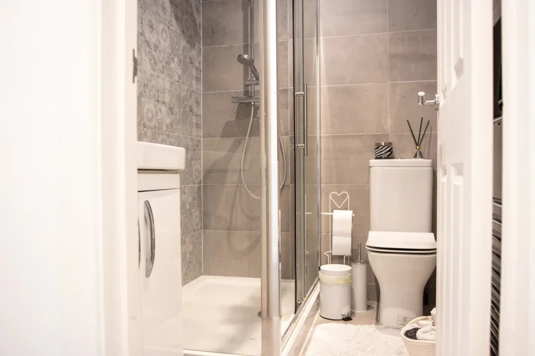 small bathroom after renovation